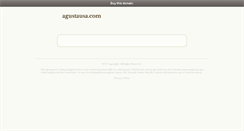 Desktop Screenshot of agustausa.com