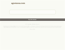 Tablet Screenshot of agustausa.com